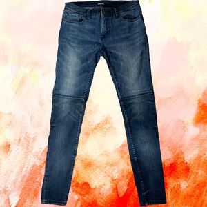BDG mid rise twig ankle cigarette blue denim